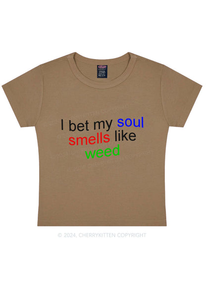 Soul Smells Like Wxxd Y2K Baby Tee Cherrykitten