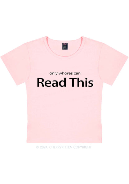 Read This Y2K Baby Tee Cherrykitten