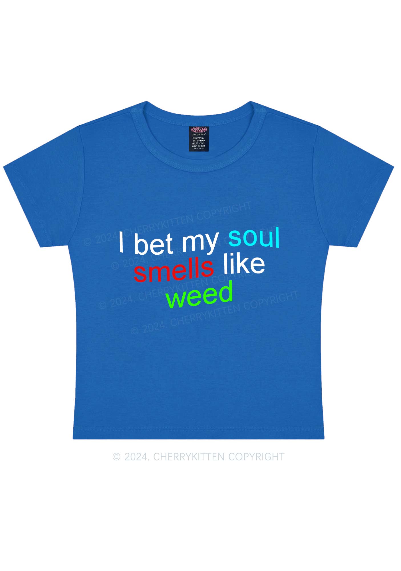 Soul Smells Like Wxxd Y2K Baby Tee Cherrykitten