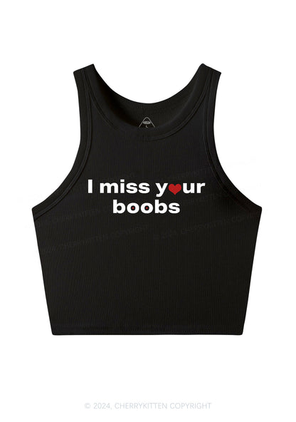 Miss Your Bxxbs Y2K Valentine's Day Crop Tank Top Cherrykitten