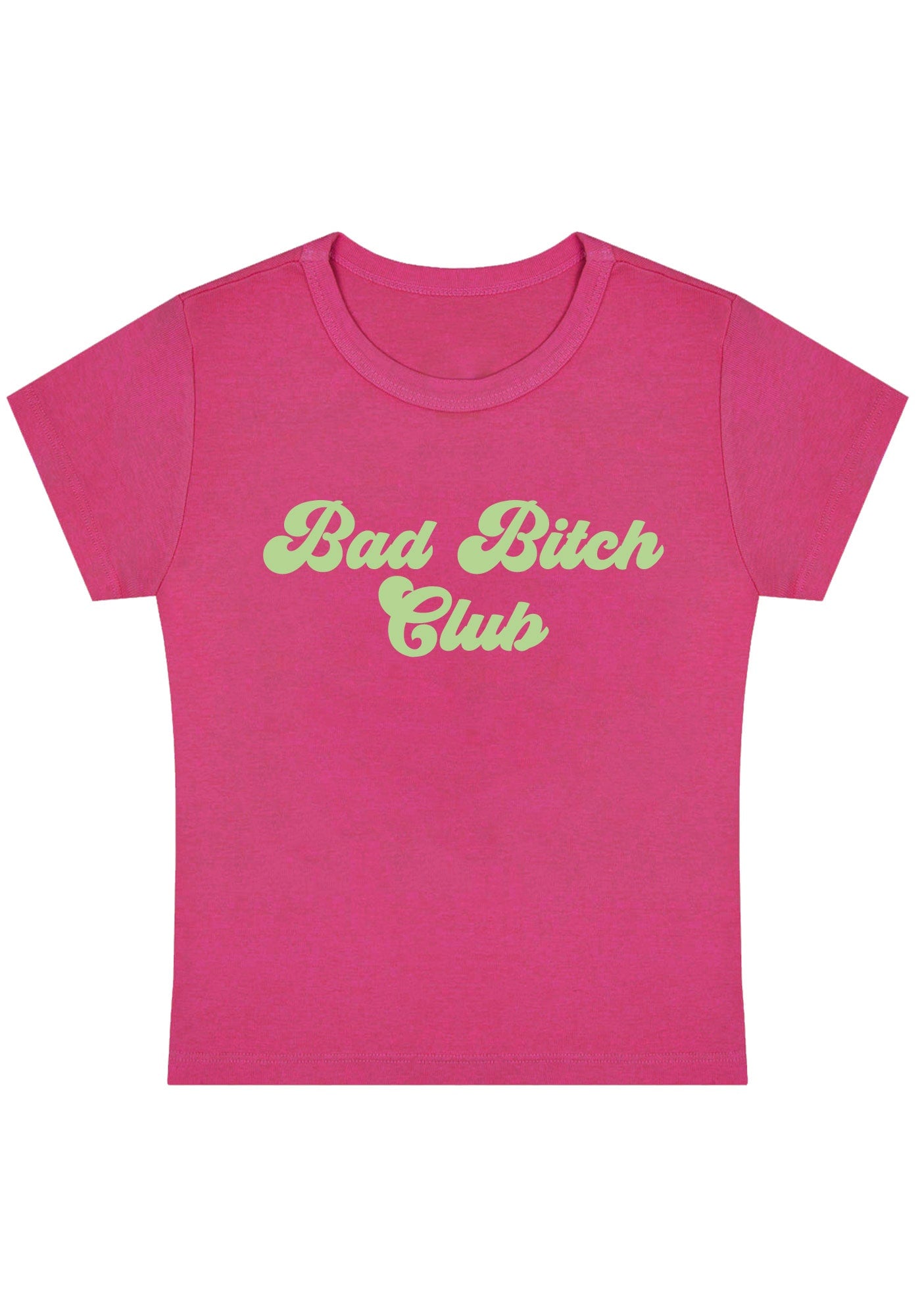 Curvy Bad Bixxh Club Baby Tee