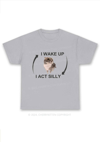 Wake Up Act Silly Y2K Chunky Shirt Cherrykitten