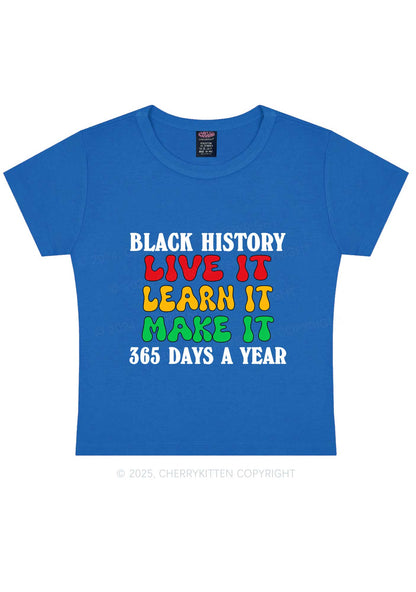 Live It Learn It Make It Y2K Baby Tee Cherrykitten