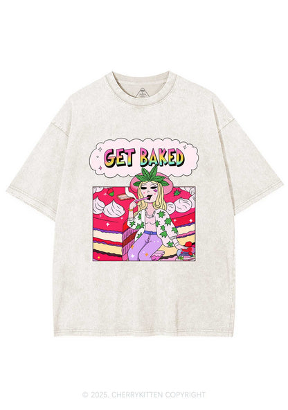 Get Baked Wxxd Y2K Washed Tee Cherrykitten