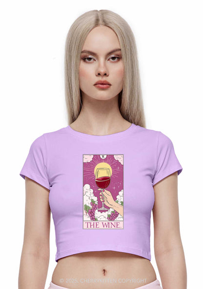 The Wine Y2K Baby Tee Cherrykitten