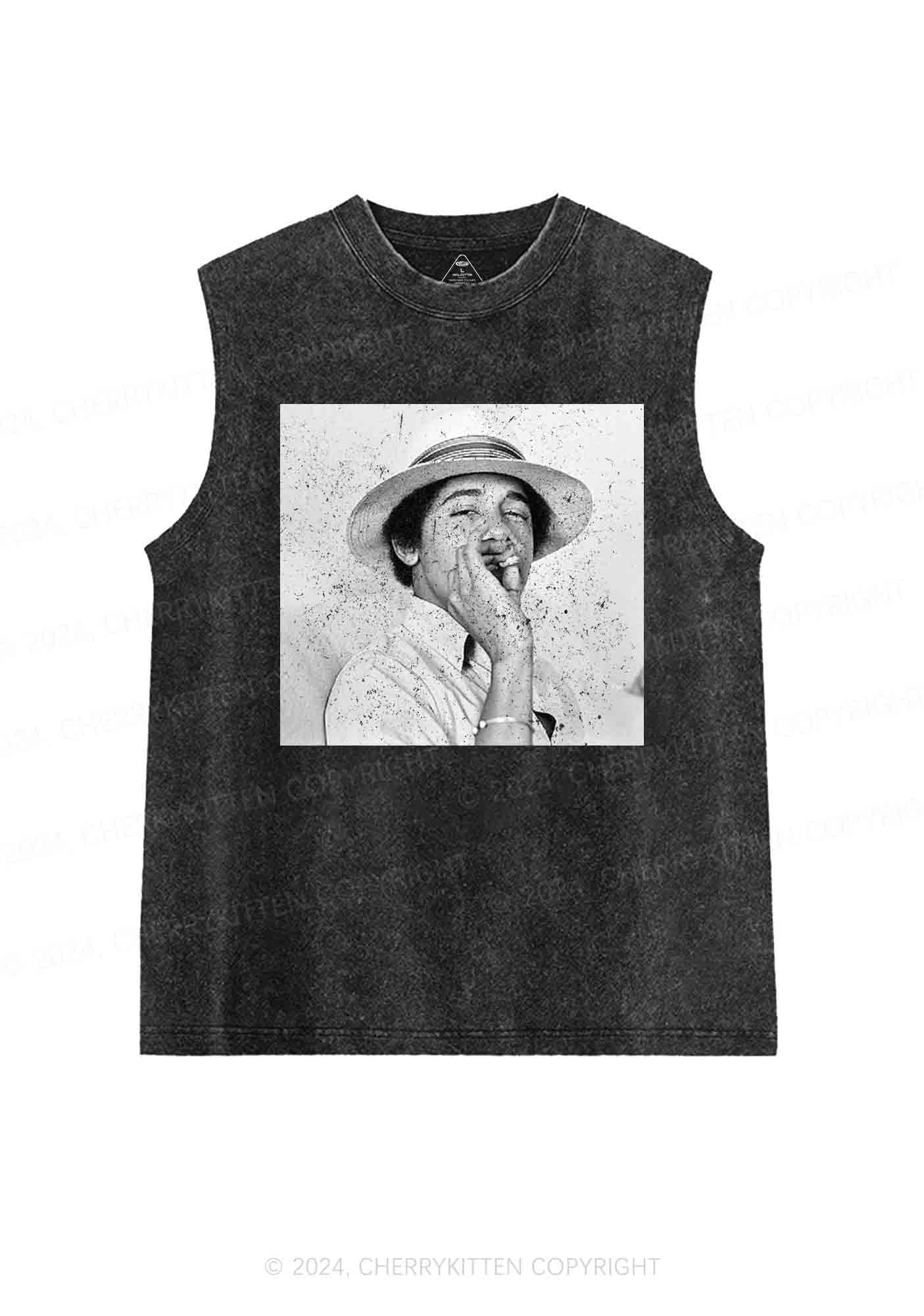 Young Man Y2K Washed Tank Cherrykitten