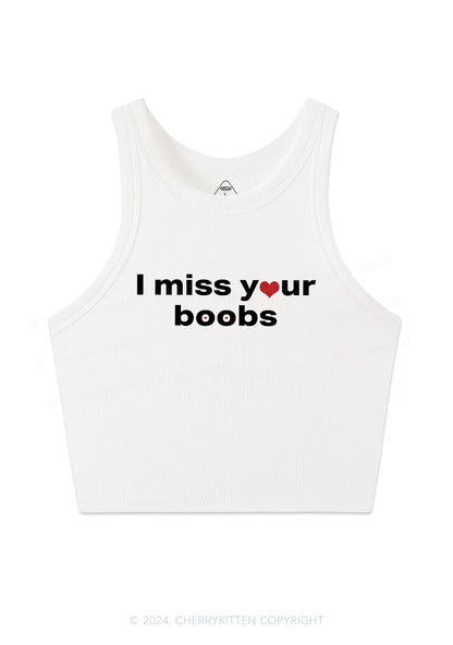 Miss Your Bxxbs Y2K Valentine's Day Crop Tank Top Cherrykitten