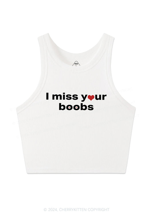 Miss Your Bxxbs Y2K Valentine's Day Crop Tank Top Cherrykitten