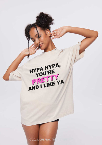 Hypa You Are Pretty Y2K Washed Tee Cherrykitten