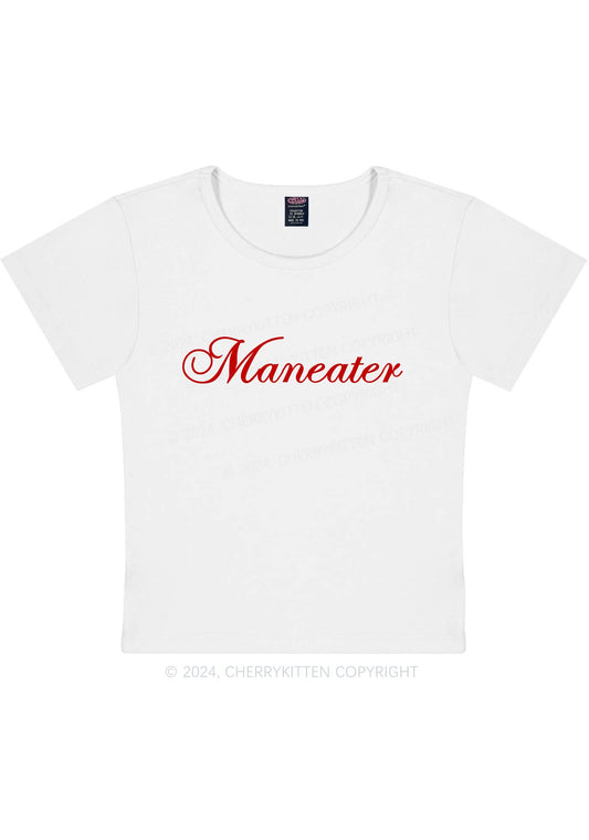 Maneater Y2K Baby Tee Cherrykitten