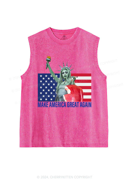 CR Make America Great Y2K Washed Tank Cherrykitten