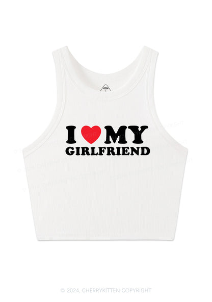 I Love Girlfriend Y2K Valentine's Day Crop Tank Top Cherrykitten