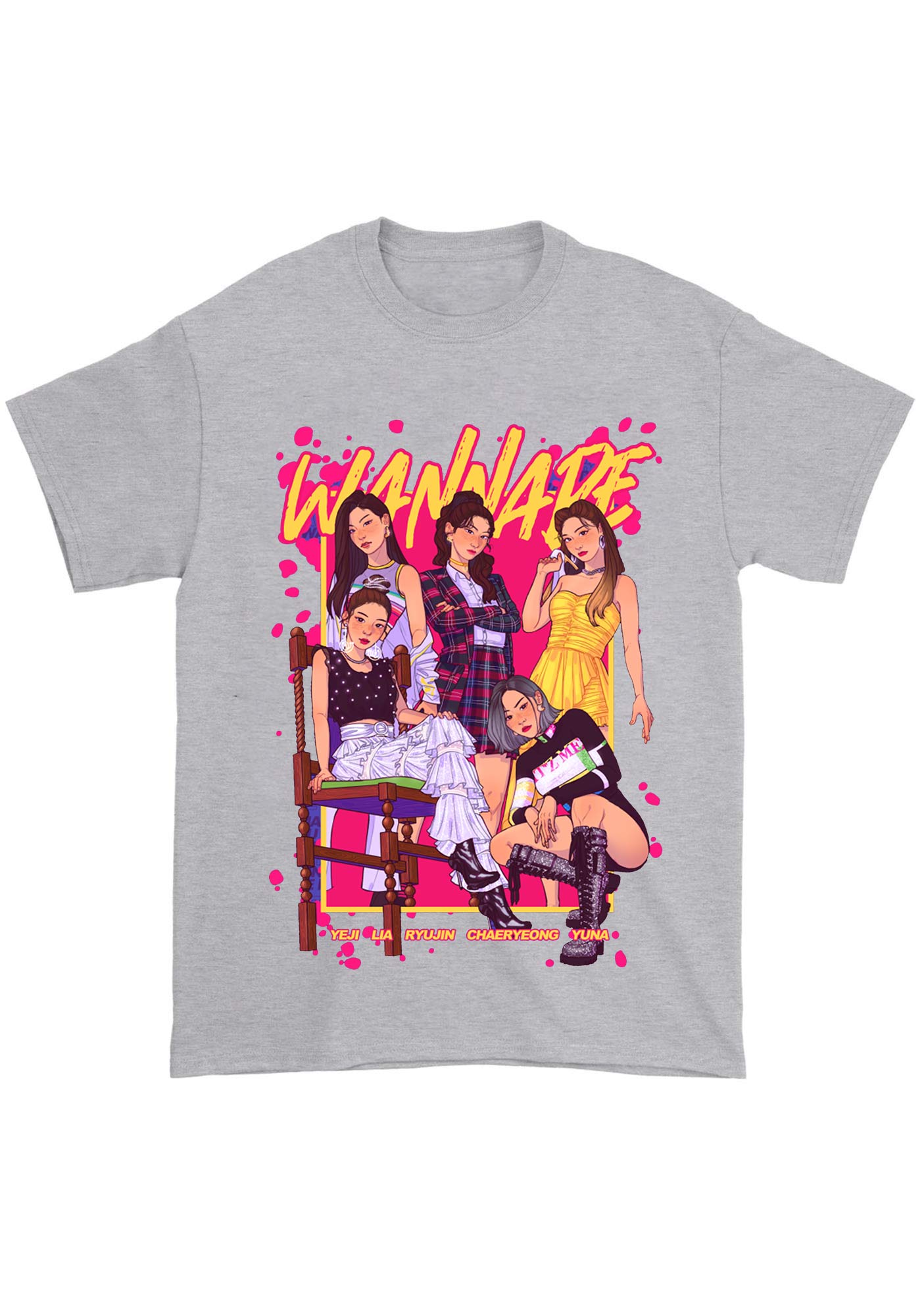 Wannabe Inkigayo Kpop Chunky Shirt