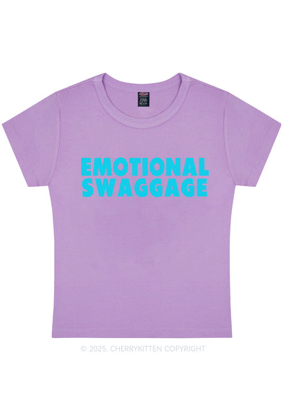 Emotional Swaggage Y2K Baby Tee Cherrykitten