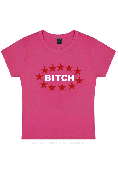 Bxxch Stars Y2K Baby Tee Cherrykitten