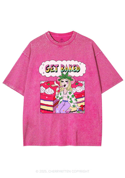 Get Baked Wxxd Y2K Washed Tee Cherrykitten