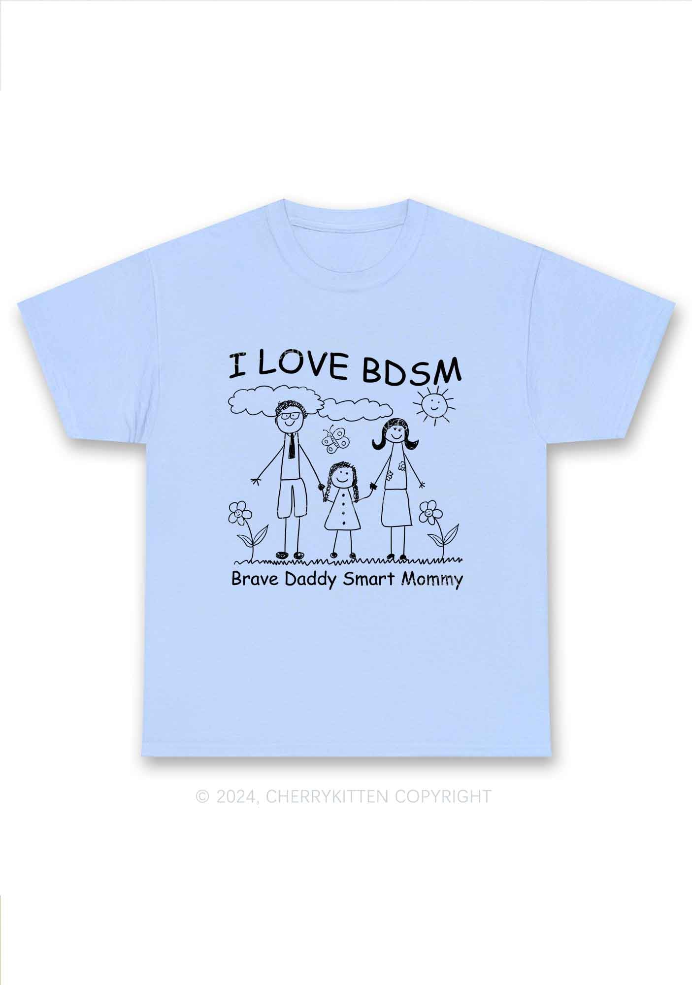 I Love BDSM Y2K Chunky Shirt Cherrykitten