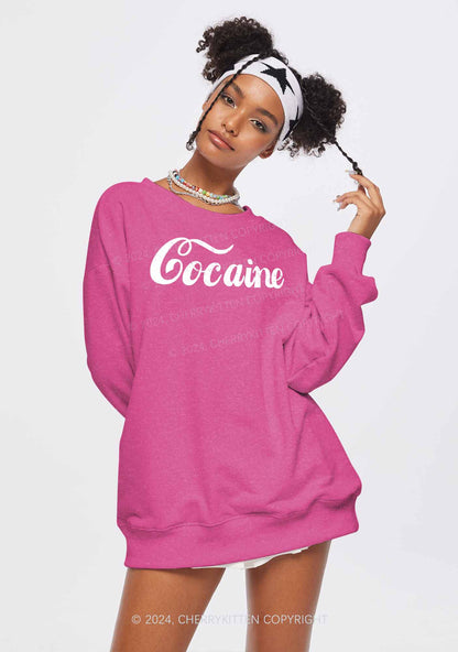 Special Cola Y2K Washed Sweatshirts Cherrykitten