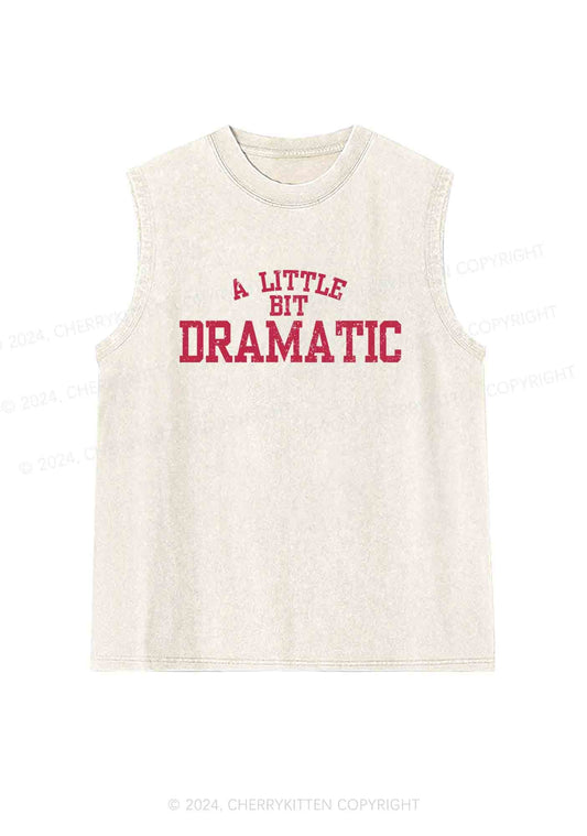 A Little Bit Dramatic Y2K Washed Tank Cherrykitten