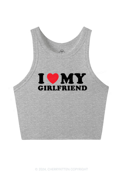 I Love Girlfriend Y2K Valentine's Day Crop Tank Top Cherrykitten