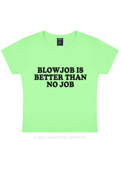 Blxwjob Is Better Y2K Baby Tee Cherrykitten