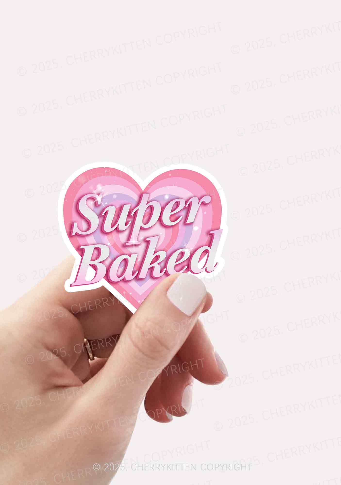 Super Baked 1Pc Y2K Sticker Cherrykitten