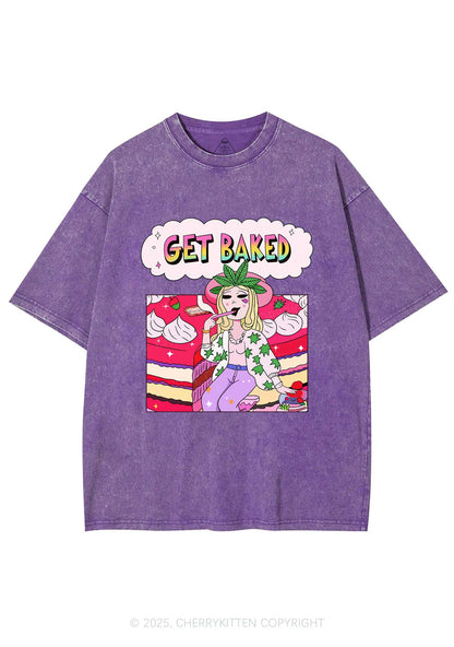 Get Baked Wxxd Y2K Washed Tee Cherrykitten