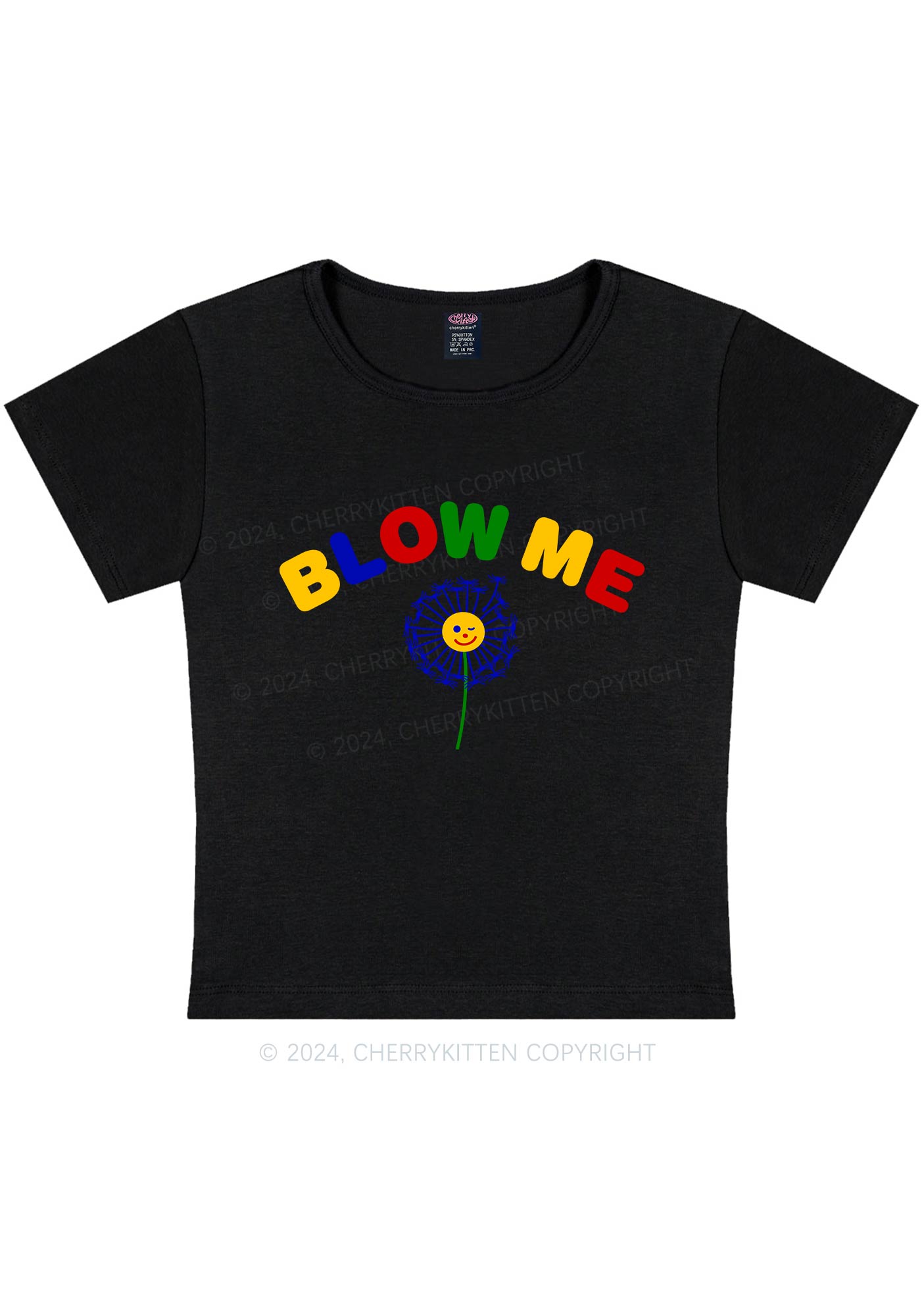 Blow Me Y2K Baby Tee Cherrykitten