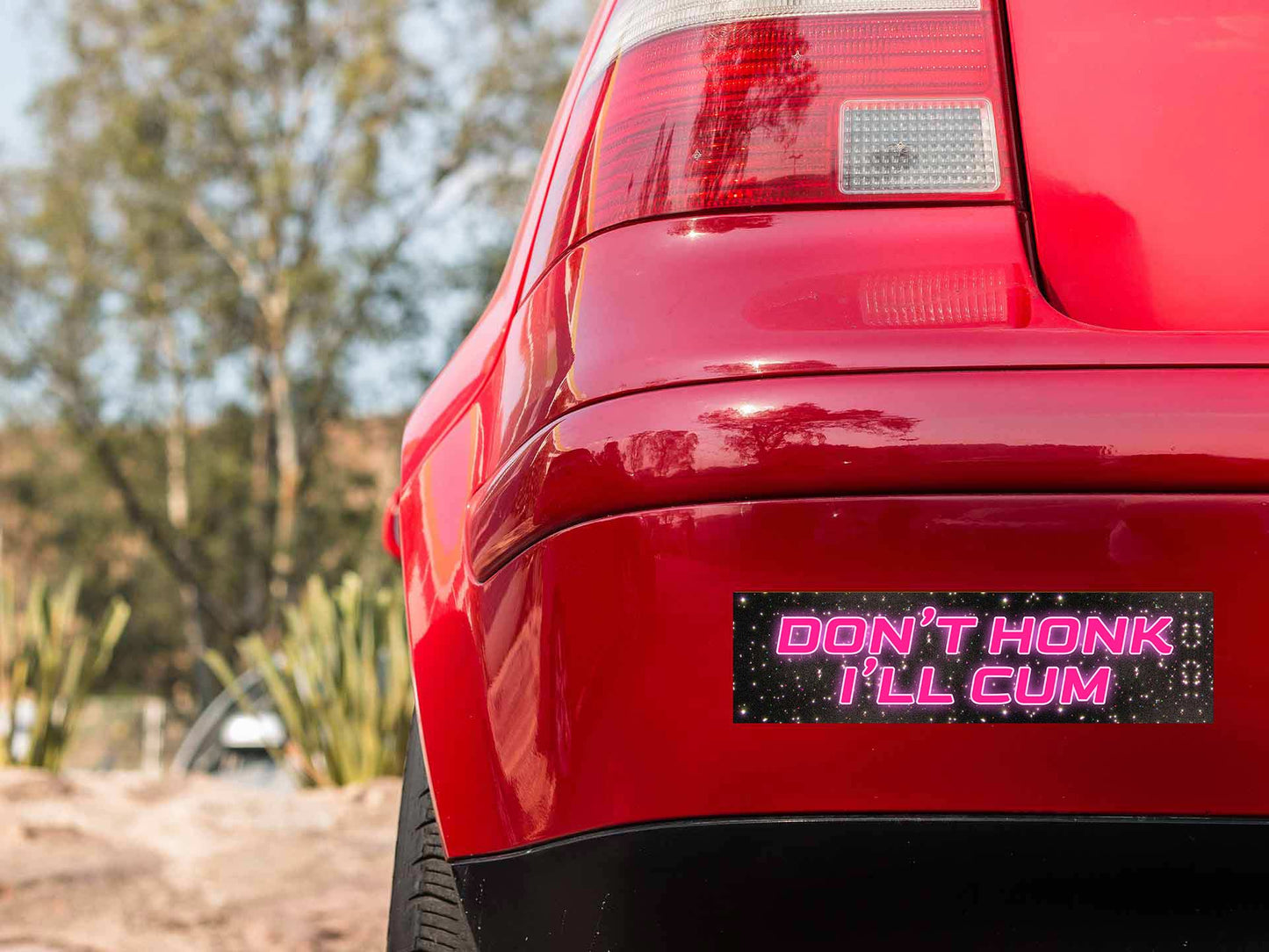 Don't Honk Y2K Car Bumper Magnet Cherrykitten