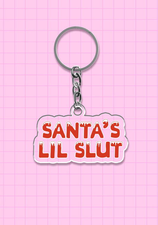 Santas Lil Slxt Christmas 1Pc Y2K Keychain Cherrykitten