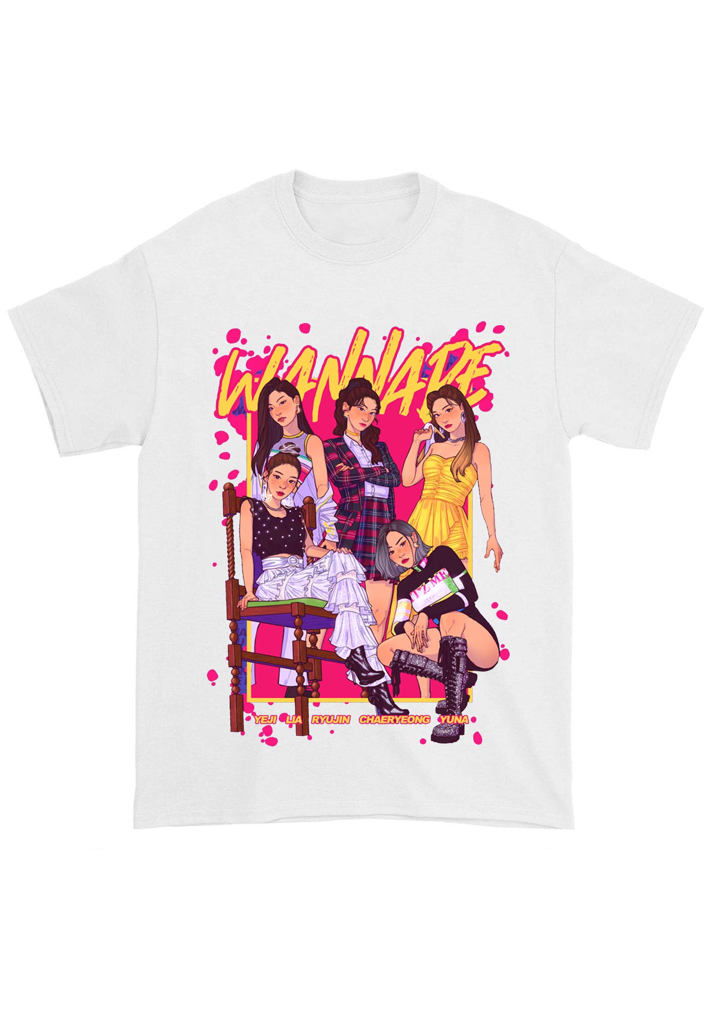 Wannabe Inkigayo Kpop Chunky Shirt