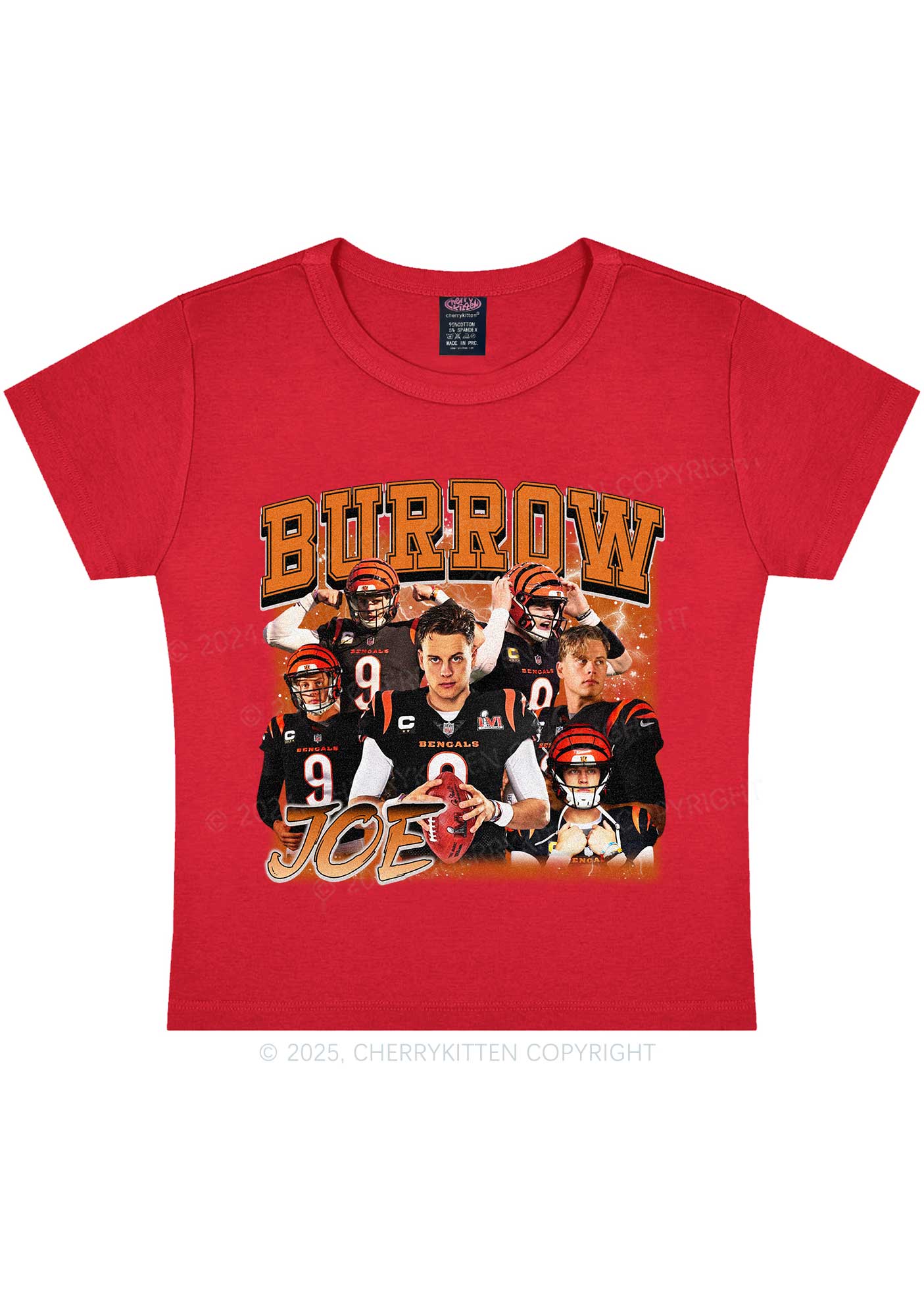 Joe Photos Y2K Super Bowl Baby Tee Cherrykitten