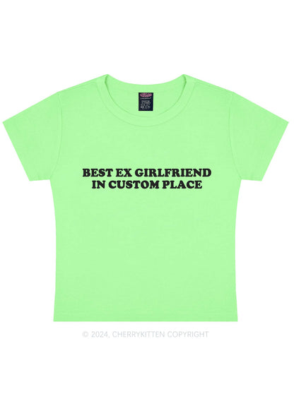 Best Ex Girlfriend Custom Y2K Baby Tee Cherrykitten