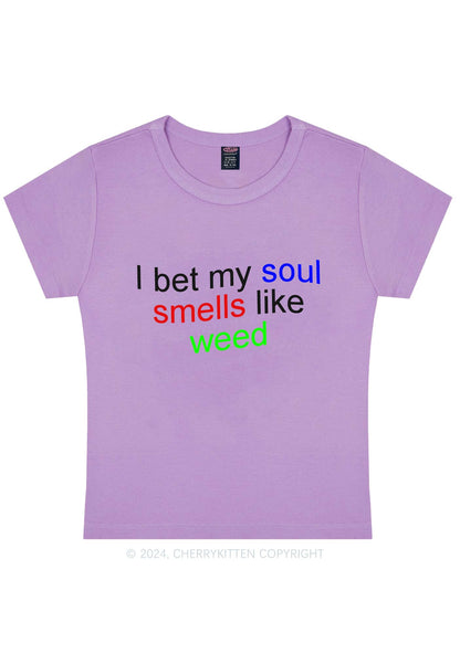 Soul Smells Like Wxxd Y2K Baby Tee Cherrykitten