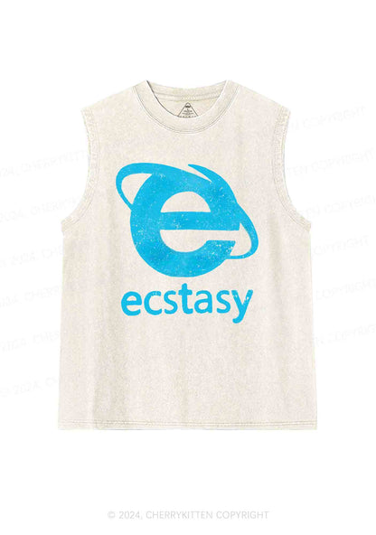 Ecstasy Y2K Washed Tank Cherrykitten