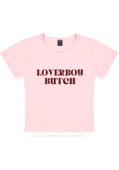 Loverboy Butch Y2K Baby Tee Cherrykitten