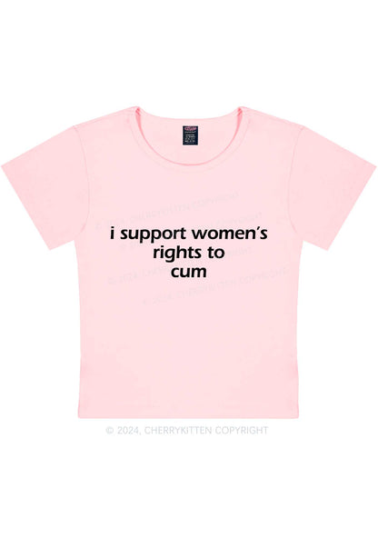 Women's Rights To Come Y2K Baby Tee Cherrykitten