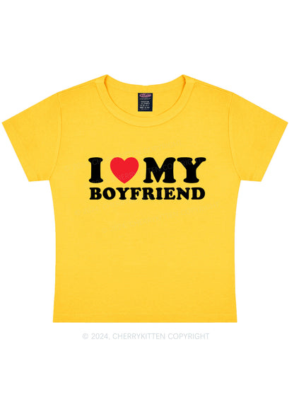 I Love Boyfriend Y2K Valentine's Day Baby Tee Cherrykitten