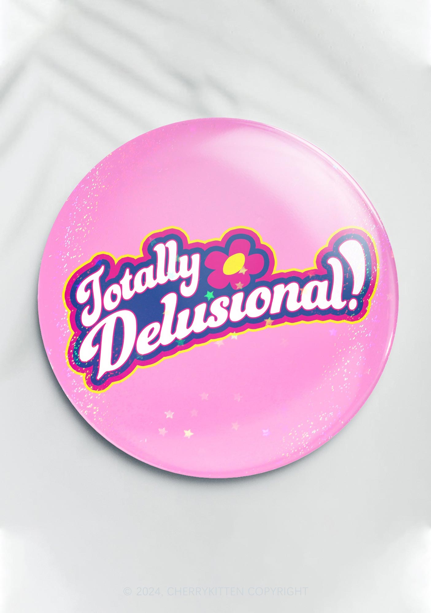 Totally Delusional 1Pc Y2K Pin Cherrykitten