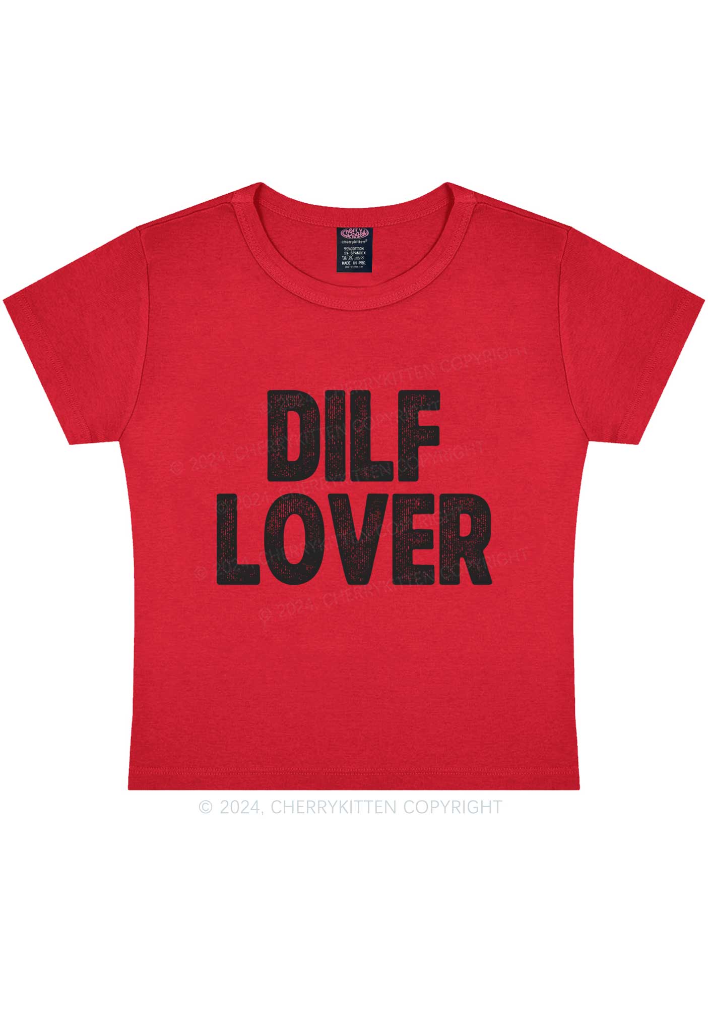 Dxxf Lover Y2K Baby Tee Cherrykitten