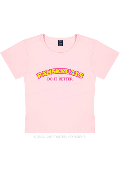 Pansexuals Do It Better Y2K Baby Tee Cherrykitten