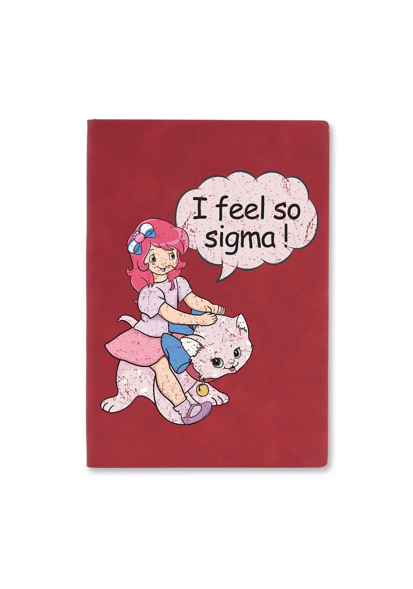 I Feel So Sigma Y2K Notebook Cherrykitten