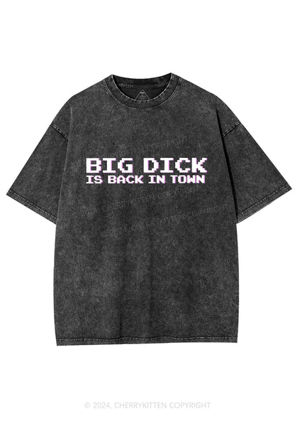 Big Is Back In Town Y2K Washed Tee Cherrykitten