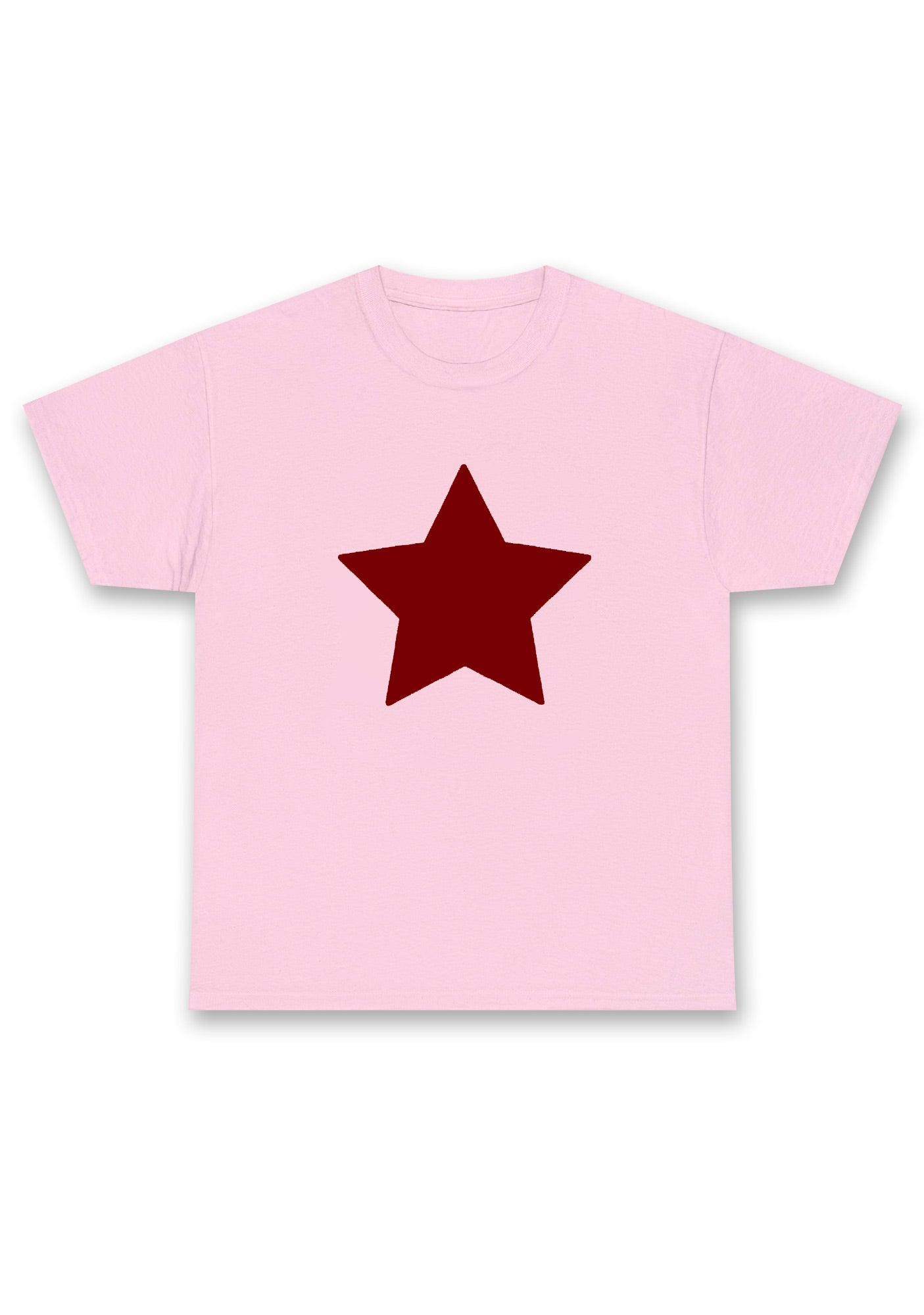 Red Pentagram Chunky Shirt