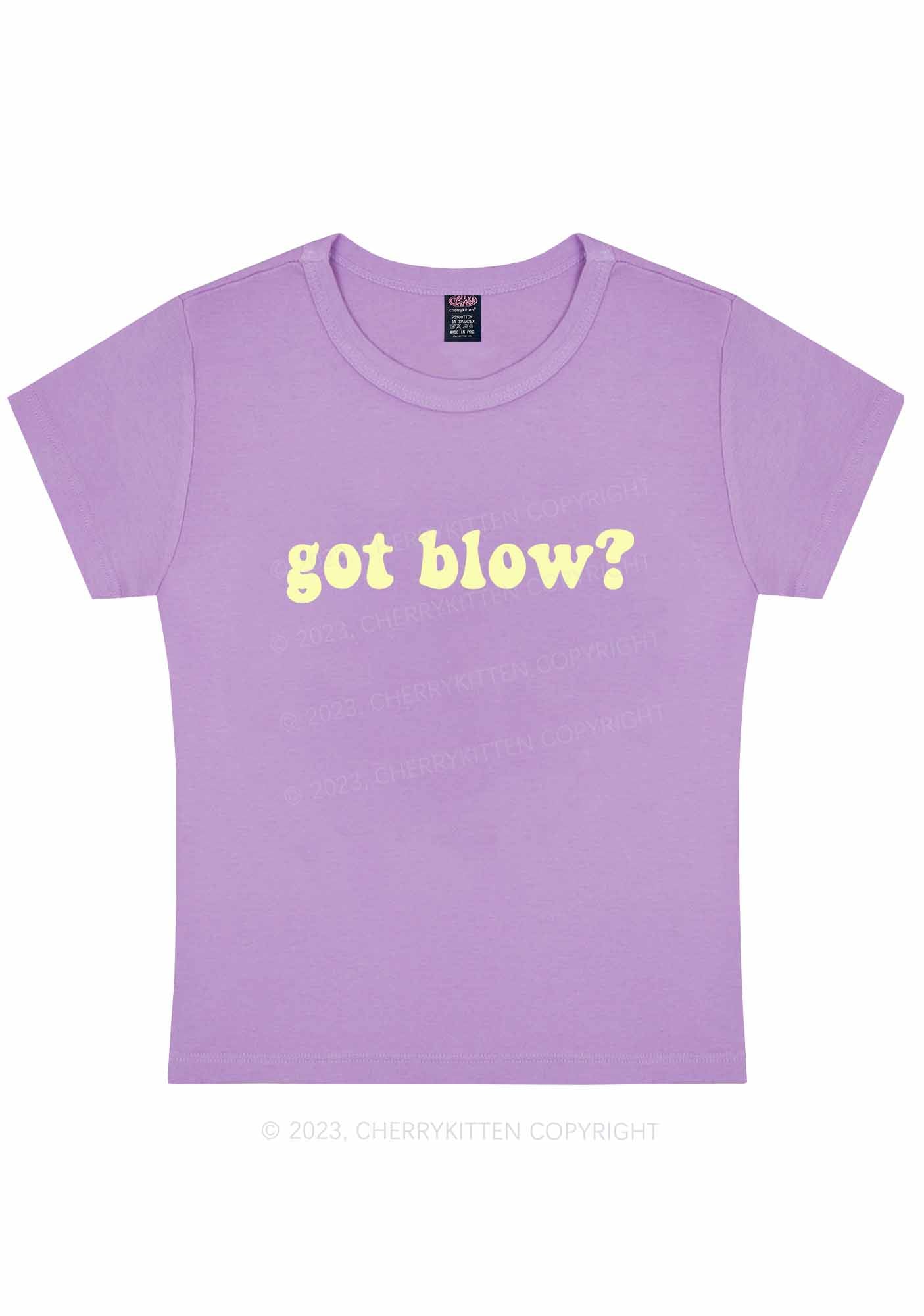 Curvy Got Blow Y2K Baby Tee Cherrykitten