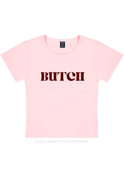 Butch Y2K Baby Tee Cherrykitten