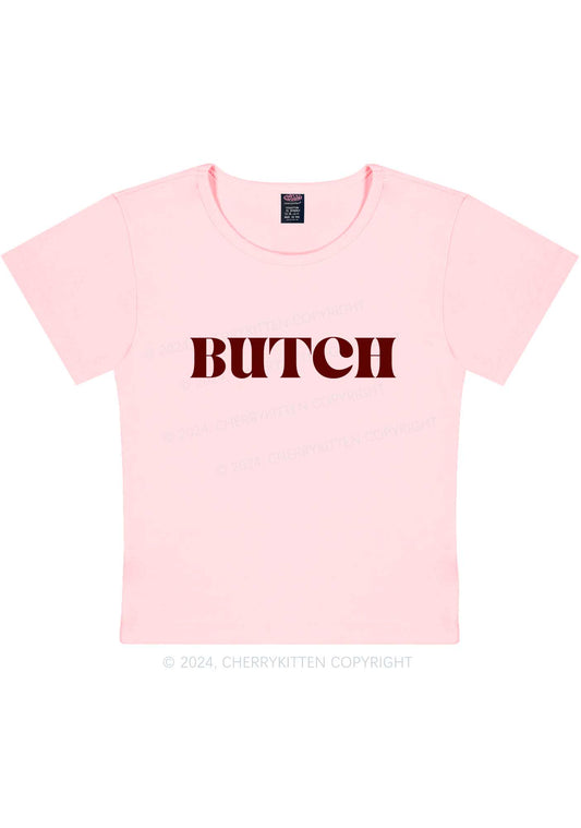 Butch Y2K Baby Tee Cherrykitten