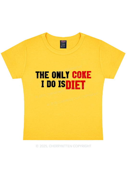 Coke Diet Y2K Baby Tee Cherrykitten