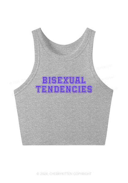 Bisexual Tendencies Y2K Crop Tank Top Cherrykitten