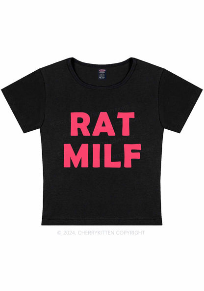 Curvy Rat Mxxf Y2K Baby Tee Cherrykitten